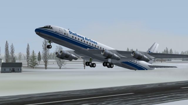 Screenshot 1 — Stellweg Airlines Douglas DC-8-52 DF-WDD