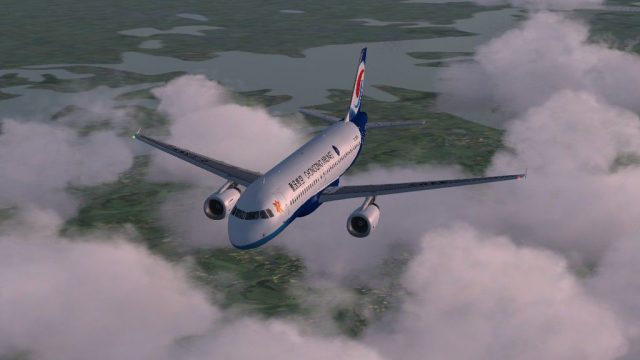 Screenshot 1 — Chongqing Airlines Airbus A320-232