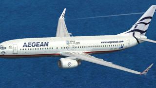 Screenshot 1 — Aegean Boeing 737-800