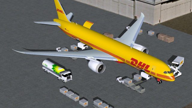 Screenshot 1 — DHL Boeing 787-9 Cargo V3