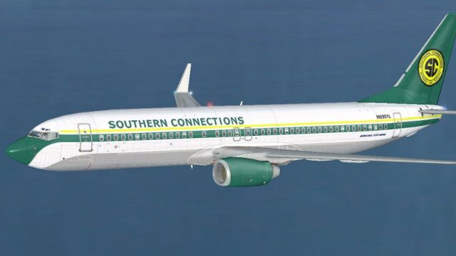 Screenshot 1 — SCVA Boeing 737-800 "The Southerner"