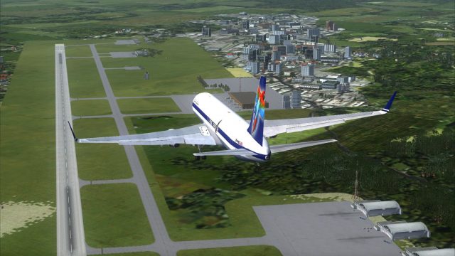 Screenshot 1 — Sand Pedro Sula-La Mesa Airport Scenery