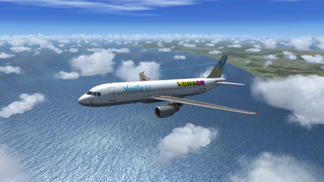 Screenshot 1 — Vanilla Air Airbus A320-211