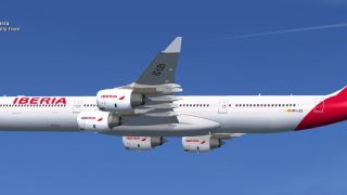 Screenshot 2 — Iberia Airbus A340-642 EC-LEU