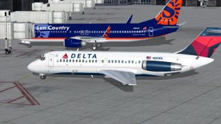 Screenshot 1 — Delta Airlines McDonnell Douglas DC-9-20 N283DL