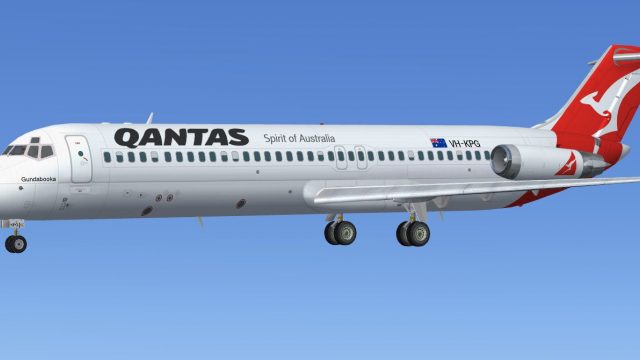 Screenshot 1 — Qantas McDonnell Douglas DC-9-30 VH-KPG