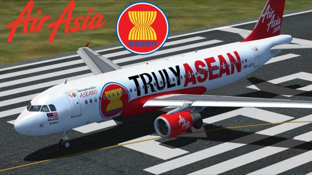 Screenshot 1 — Malaysia AirAsia Airbus A320 Truly Asean