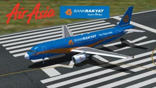 Screenshot 1 — Malaysia AirAsia Airbus A320 Bank Rakyat
