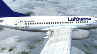 Screenshot 1 — Lufthansa "Anklam" Boeing B737-600 NG