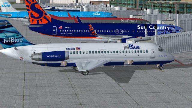 Screenshot 1 — JetBlue McDonnell Douglas DC-9-20 N383JB