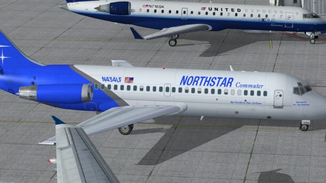 Screenshot 1 — Northstar Commuter McDonnell Douglas DC-9-20