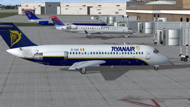 Screenshot 1 — Ryanair McDonnell Douglas DC-9-20 EI-DAE