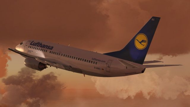 Screenshot 1 — Lufthansa "Karlsruhe" Boeing 737-700 NG
