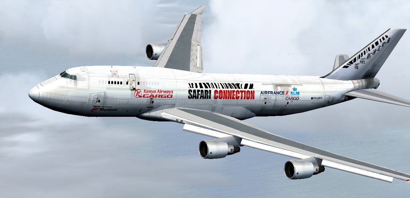 Safari Connection Boeing 747-412BCF for FSX