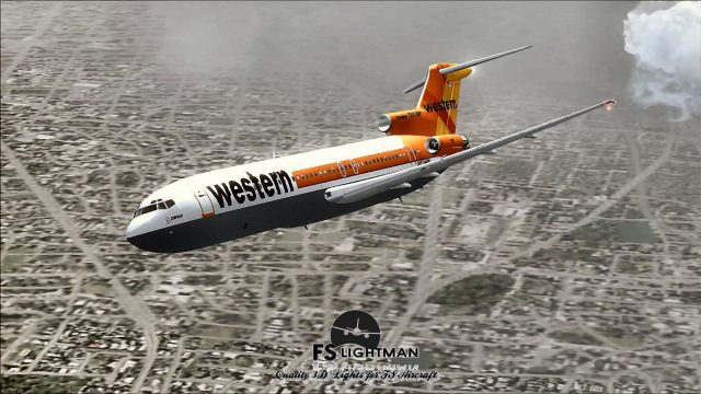 Screenshot 1 — Western Airline Boeing 727-200 Special