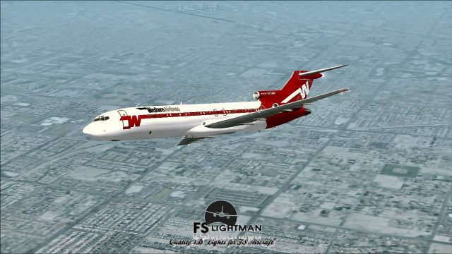 Screenshot 1 — Western Airline Boeing 727-200 2014
