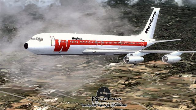 Screenshot 1 — Western Airlines Boeing 707-320C