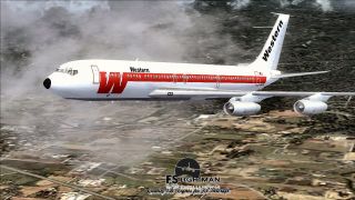 Screenshot 1 — Western Airlines Boeing 707-320C