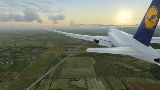 Screenshot 1 — Lufthansa Cargo "Ola Brazil" Boeing 777