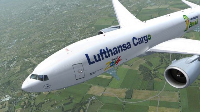 Screenshot 1 — Lufthansa Cargo Special Edition WM2014 Boeing 777