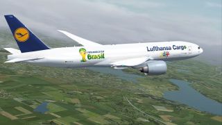 Screenshot 2 — Lufthansa Cargo Special Edition WM2014 Boeing 777