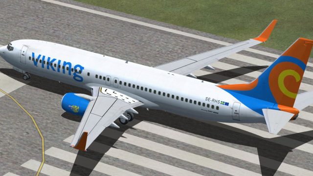 Screenshot 1 — Viking Airlines Boeing 737-800