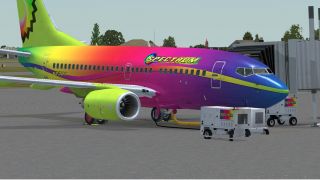 Screenshot 1 — Spectrum Boeing 737-600 N2387
