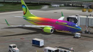Screenshot 1 — Spectrum Boeing 737-700 N8724