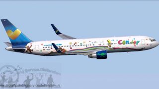 Screenshot 7 — Condor &quot;Heart of Children&quot; Boeing 767-300, Heart Tail
