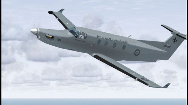 Screenshot 1 — RAAF Pilatus PC-12