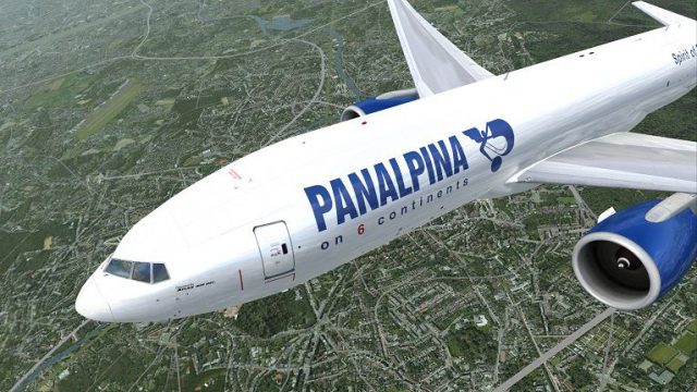 Screenshot 1 — Panalpina Boeing 777-F N750GT
