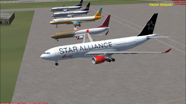 Screenshot 1 — Air India Star Alliance Airbus A330-223 PW