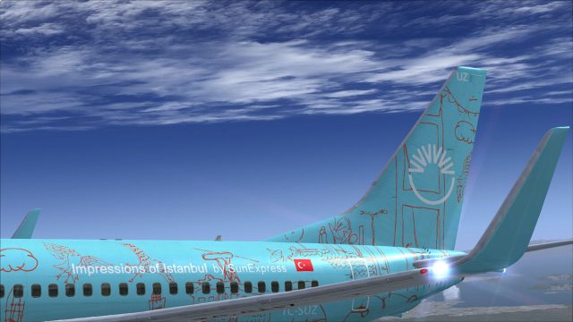 Screenshot 1 — SunExpress Istanbul Boeing 737-8HX TC-SUZ