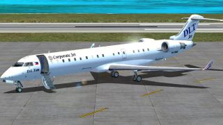 Screenshot 1 — DLT Corporate Jet Bombardier CRJ-700 V1