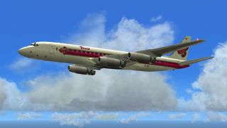 Screenshot 4 — Thai International Douglas DC-8