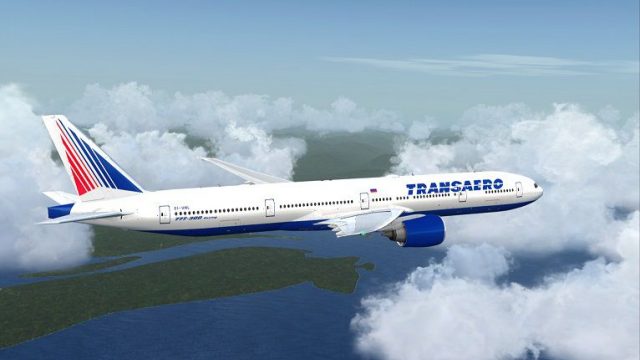 Screenshot 1 — Transaero Boeing 777-300ER EI-UNL
