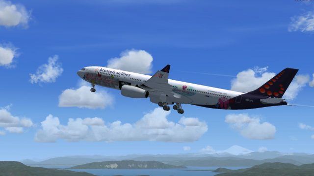 Screenshot 1 — Brussels Airlines Airbus A330-300 "Tomorrowland"