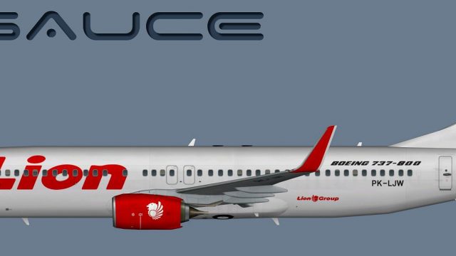 Screenshot 1 — Lion Air Boeing 737-800W
