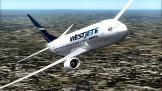 Screenshot 1 — WestJet Boeing 737-900
