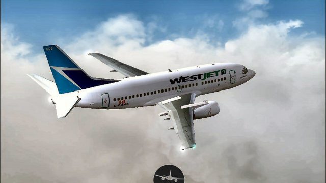 Screenshot 1 — WestJet Boeing 737-500