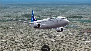 Screenshot 1 — WestJet Boeing 737-400