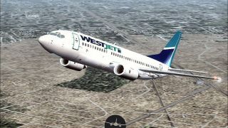 Screenshot 1 — WestJet Boeing 737-300