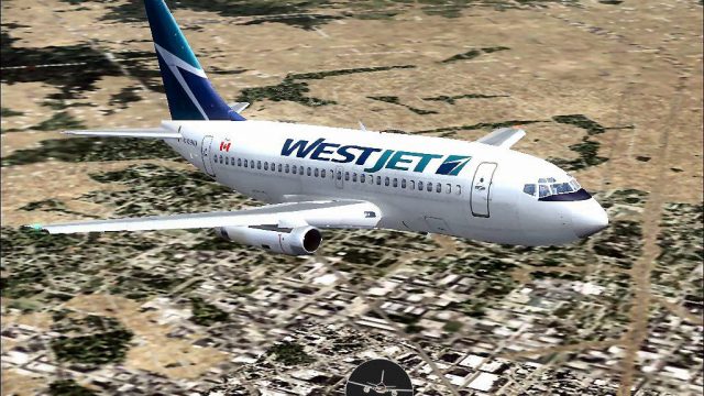 Screenshot 1 — WestJet Boeing 737-200