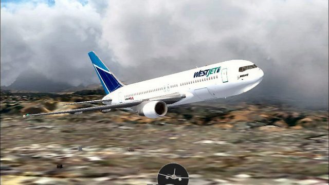 Screenshot 1 — WestJet Boeing 767-200