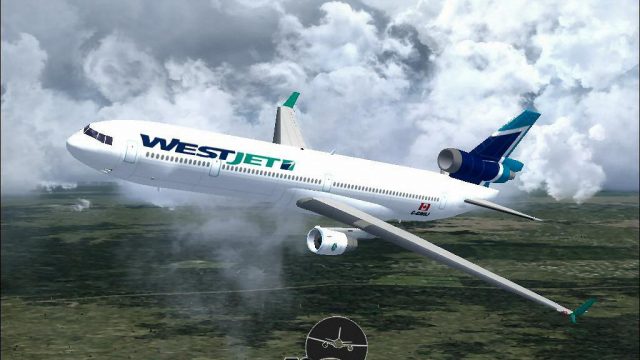 Screenshot 1 — WestJet McDonnell Douglas MD-11