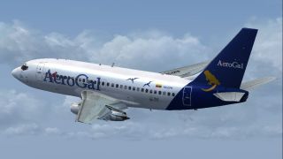 Screenshot 1 — AeroGal Boeing 737-200 HC-CFR