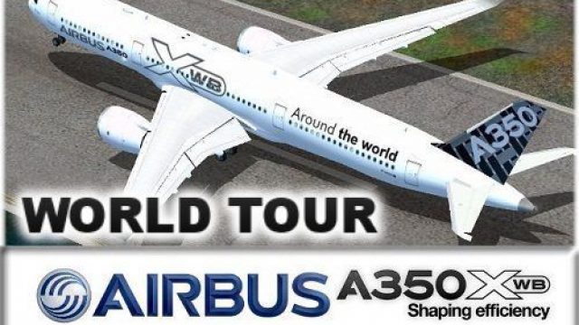 Screenshot 1 — Airbus A350 XWB Pack Carbon World Tour