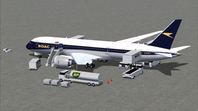 Screenshot 1 — BOAC Retro Jet Series Boeing 787-8 V5