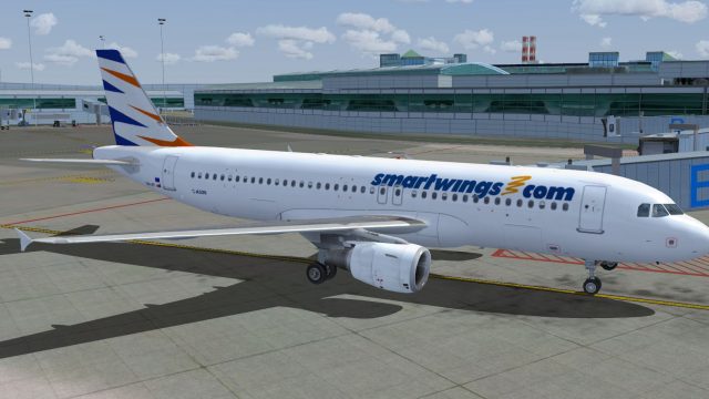Screenshot 1 — Smart Wings Airbus A320 OK-LEF