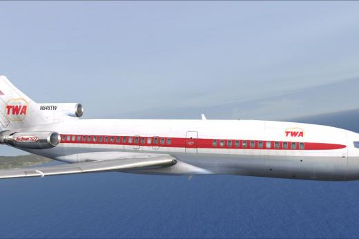 TWA Boeing 727-200 for FS2004